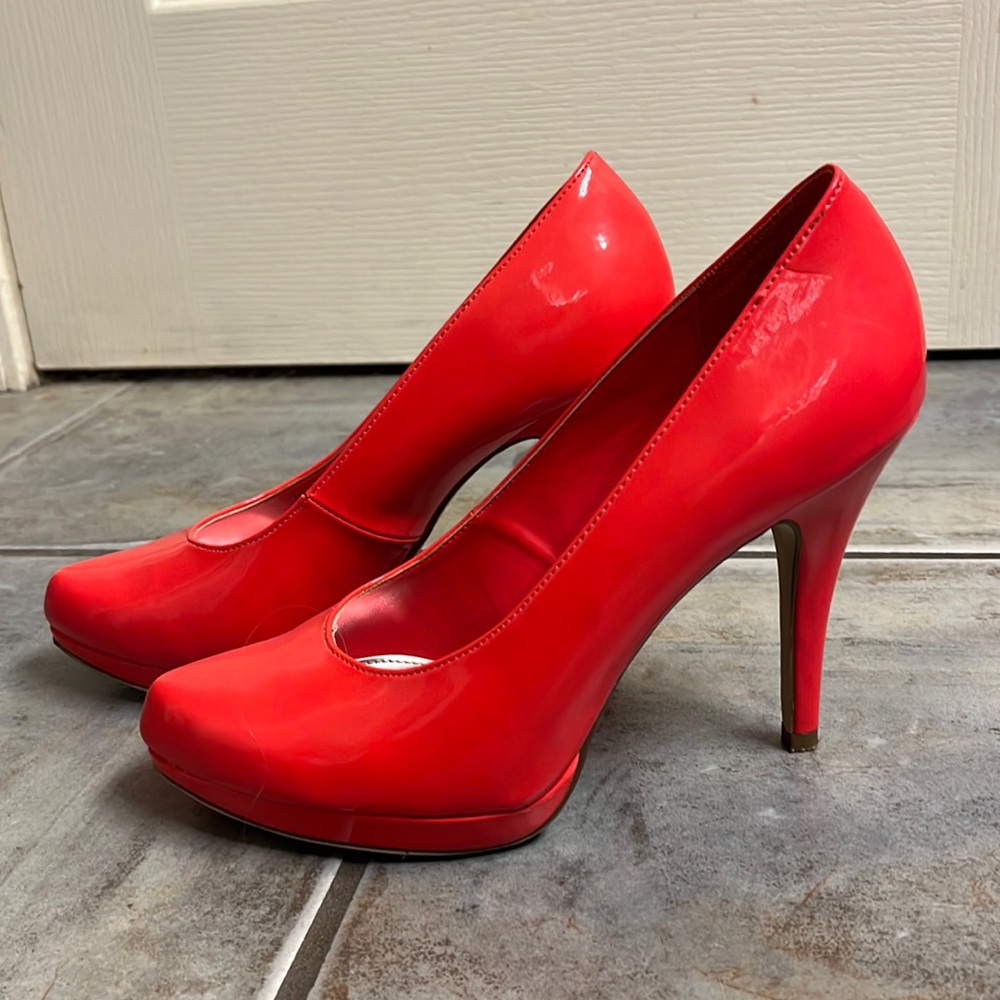 Bright Highlighter Pink Heels